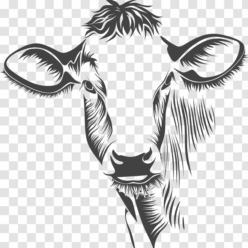 Cattle Clip Art - Like Mammal - Head Cow Transparent PNG