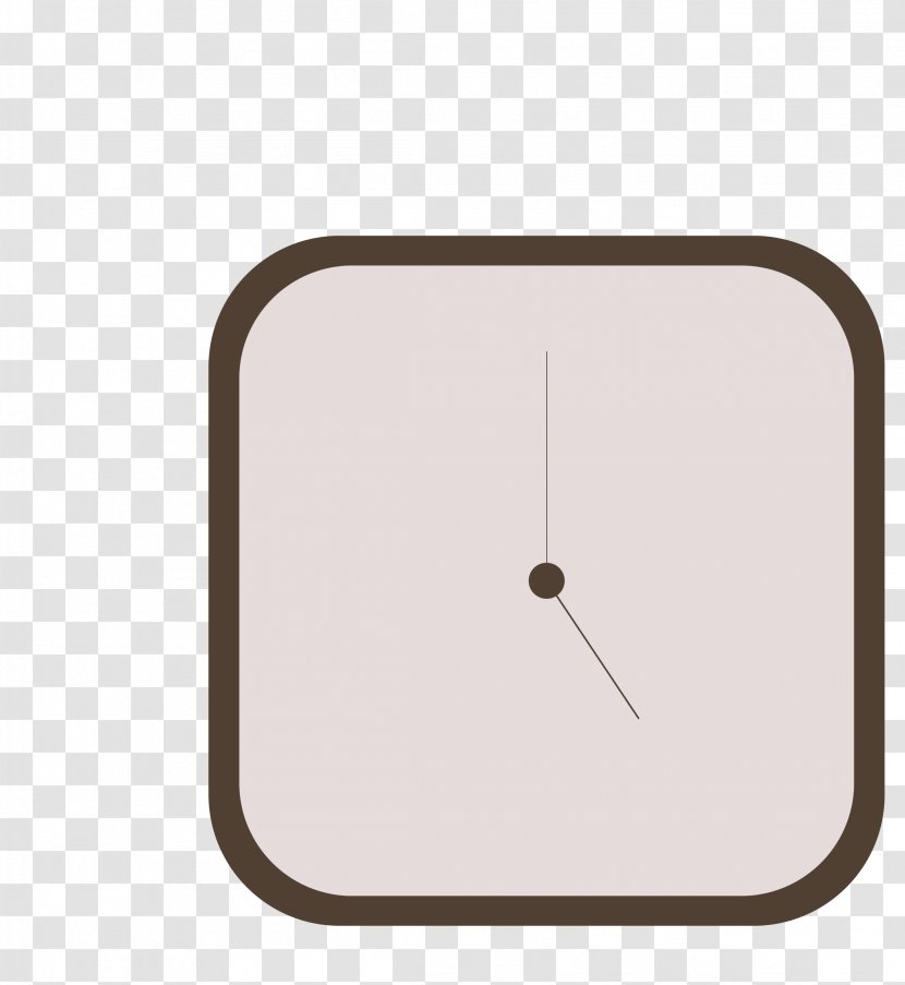 Angle Weighing Scale Area Font - Vector Gray Square Cartoon Clock Wall Transparent PNG