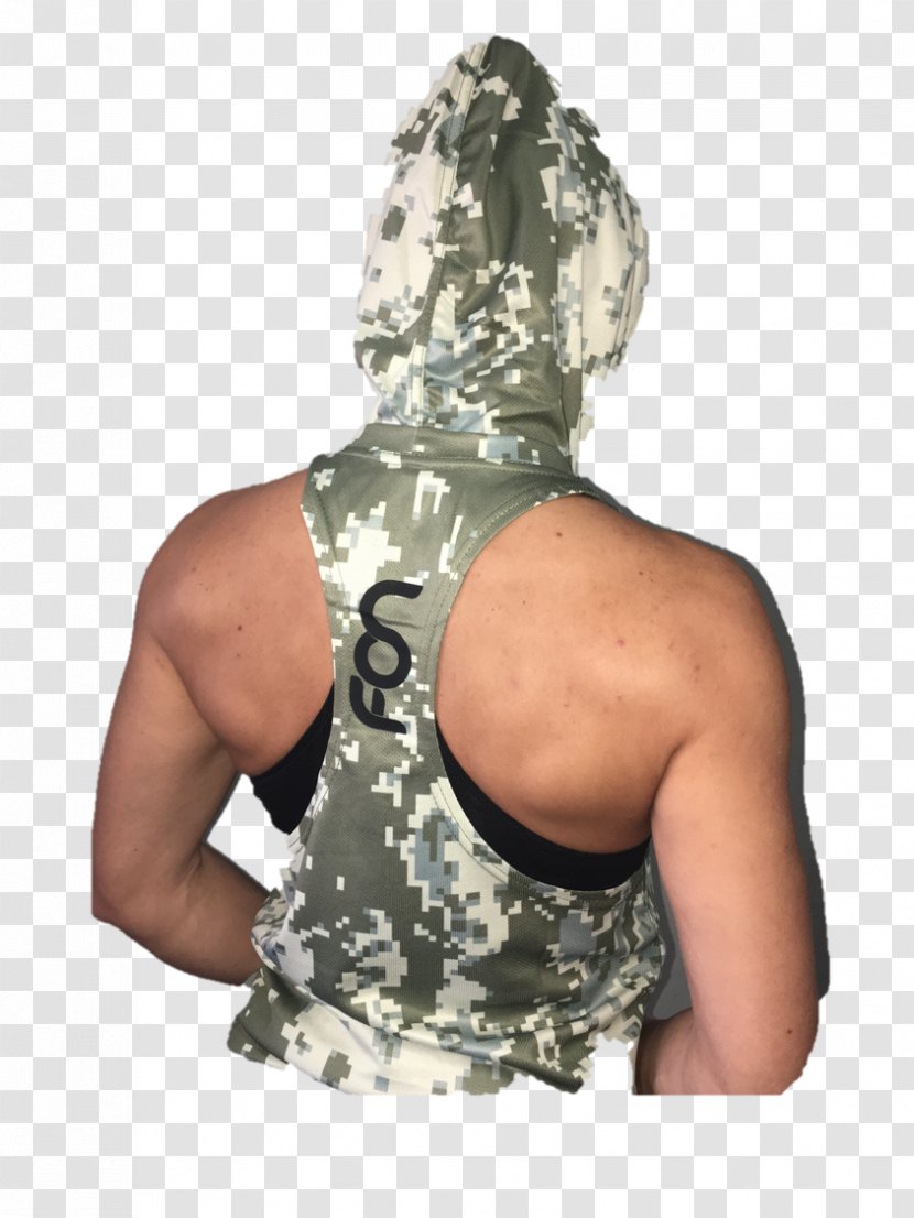 Shoulder Outerwear Camouflage - Muscle - Pink Fon Transparent PNG