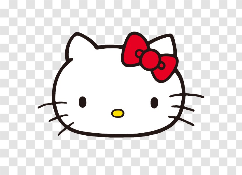 Hello Kitty Female Sanrio Sticker - Smile Transparent PNG