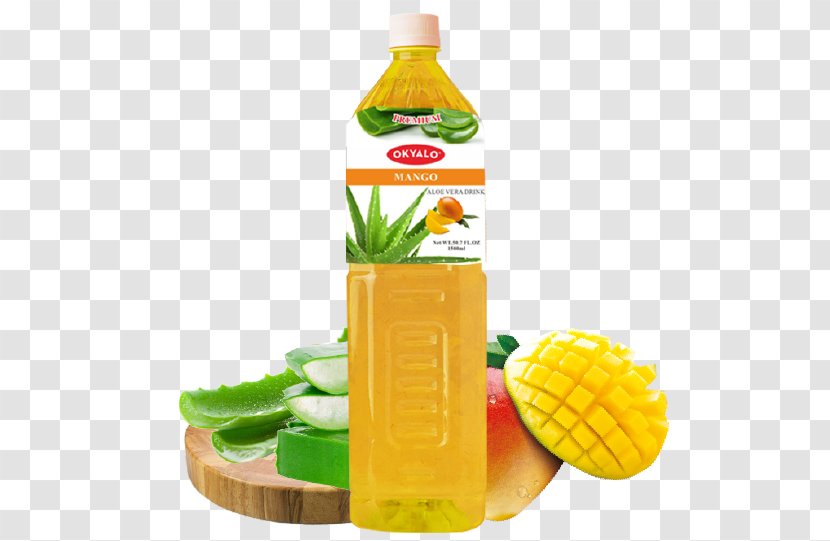 Jugo De Aloe Vera Juice Coconut Water Drink - Flavor - Mango Transparent PNG