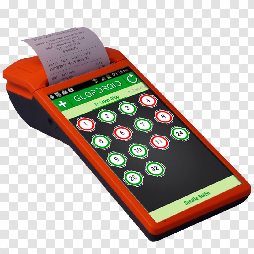 Mobile Phones Point Of Sale PDA Product Touchscreen - Handheld Devices - Hospitality Industry Transparent PNG
