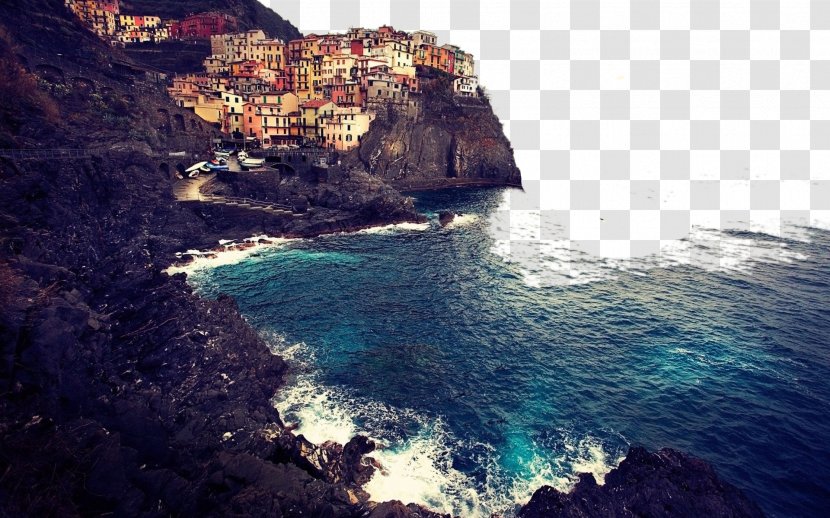 MacBook Pro Macintosh High-definition Television Wallpaper - Promontory - Italy Cinque Terre Nineteen Transparent PNG