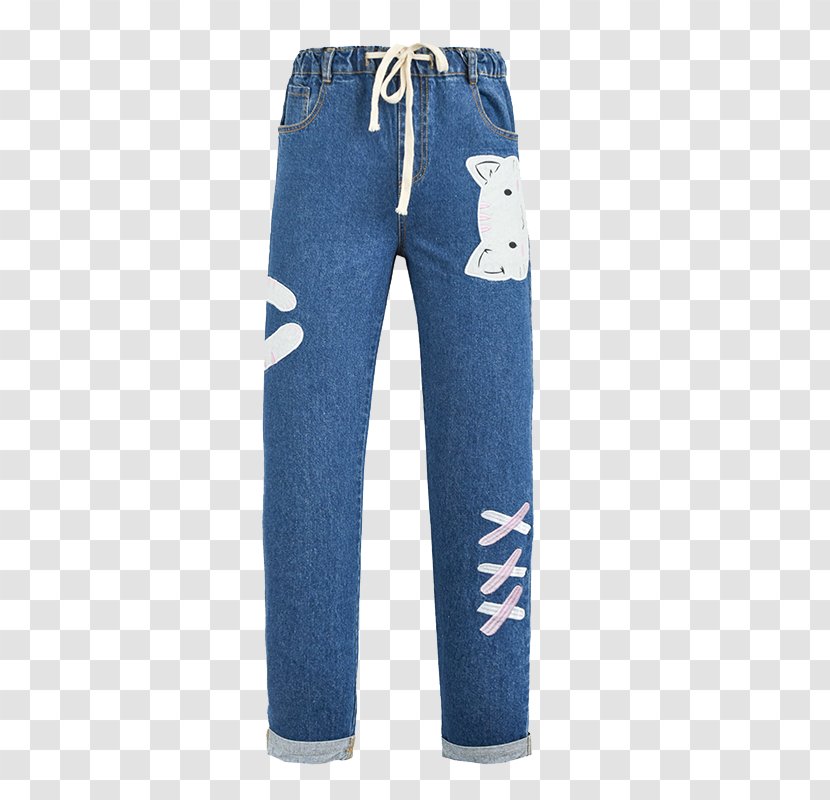 Jeans Cat Trousers Transparent PNG