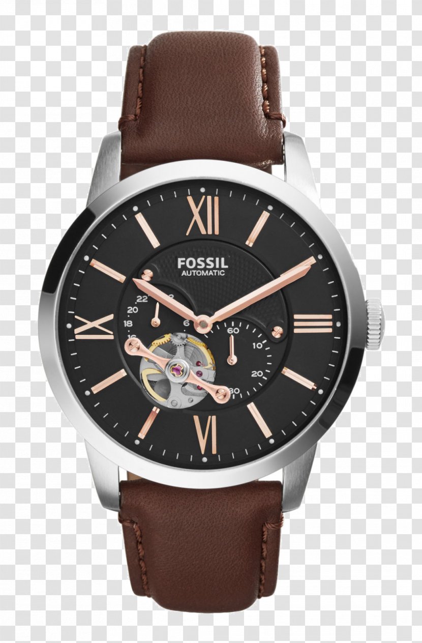 Fossil Men's Townsman Automatic Watch Strap Group - Chronograph Transparent PNG