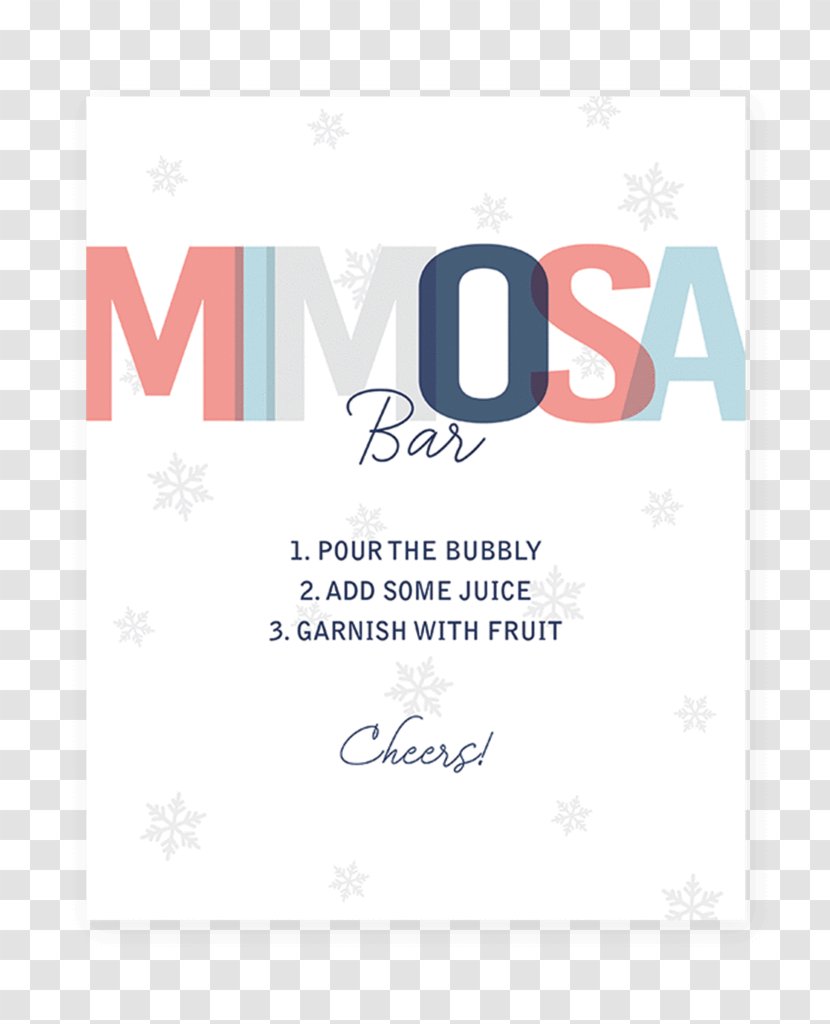 Table Baby Shower Game Mimosa Template - Bar Transparent PNG