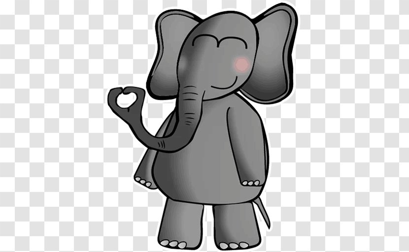 Indian Elephant African Clip Art - Fictional Character - India Transparent PNG