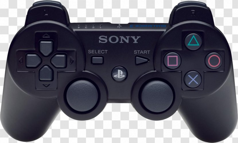 PlayStation 2 3 Sixaxis Black - Playstation - Joystick Transparent PNG