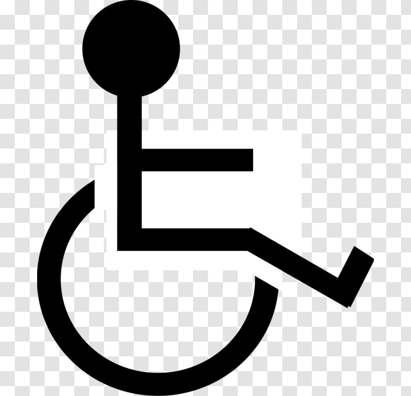 Disability Black And White Clip Art - Symbol Transparent PNG