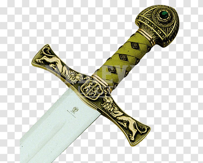 Ivanhoe Sword Dagger 12th Century Weapon - Pommeau Transparent PNG