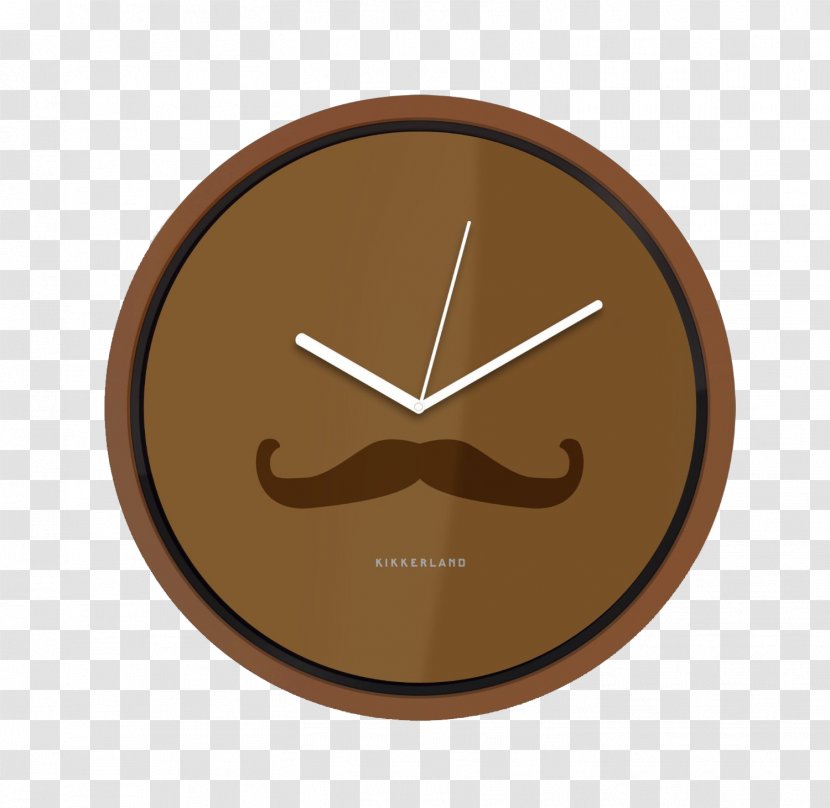 Longcase Clock Wall Man Cave Egg Timer - Mustache Brown Mute Transparent PNG
