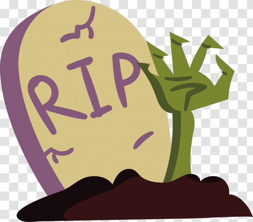 Headstone - Silhouette - The Tombstone In Ghost Transparent PNG