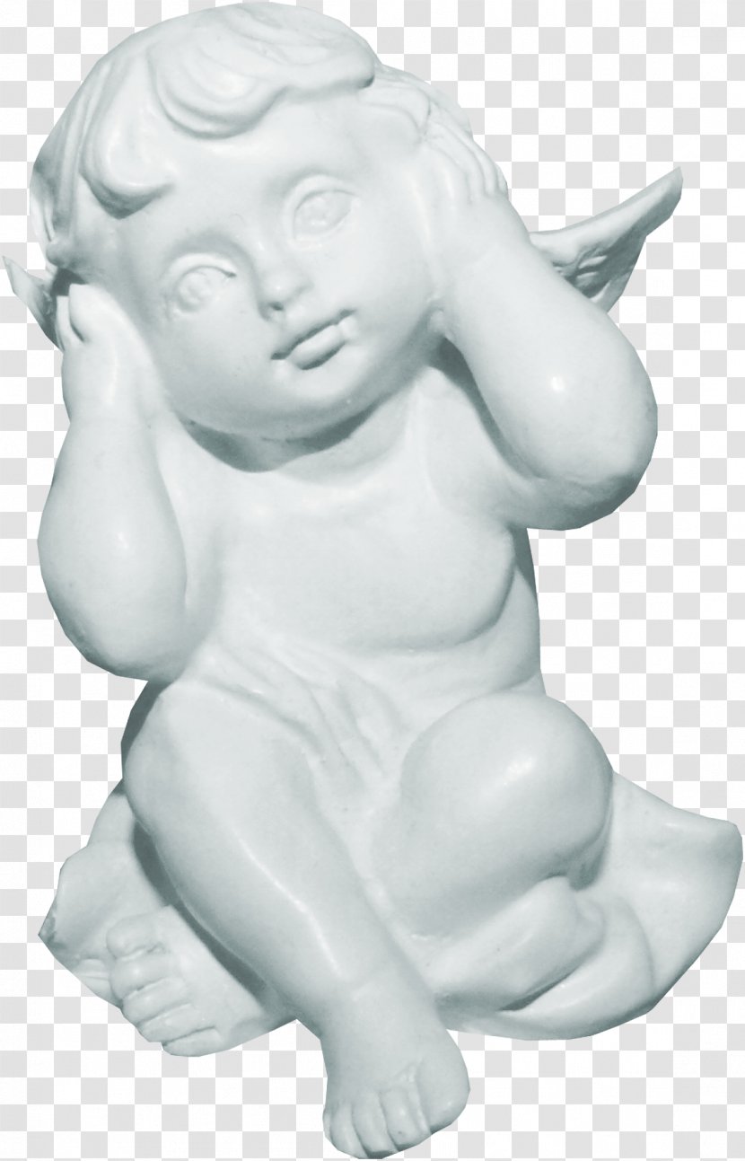 Stone Sculpture Angel Statue - Photofiltre Transparent PNG
