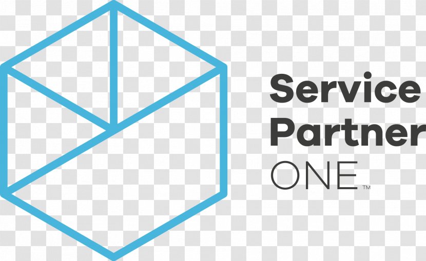 Design Logo Service Partner ONE Font Product - Blue - Venture Affiliate Transparent PNG