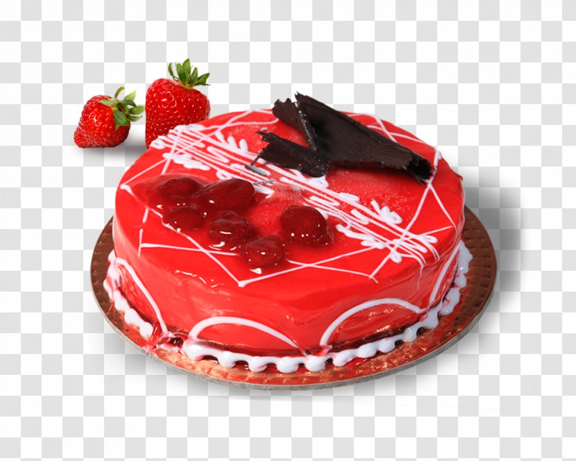 Strawberry Cream Cake Chocolate Cheesecake Mousse - Bavarian Transparent PNG