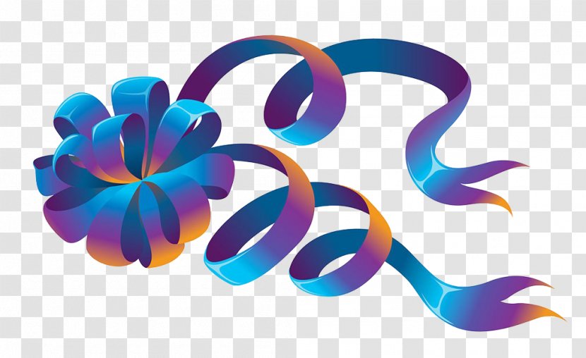 Illustration Vector Graphics Image Ribbon - Purple - Simple Knot Transparent PNG