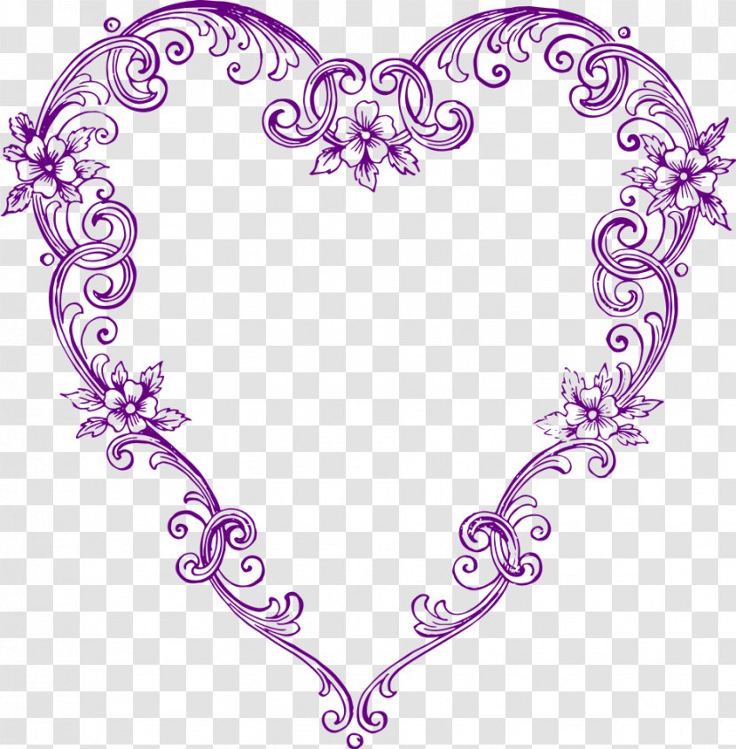 Purple Heart Clip Art - Silhouette Transparent PNG