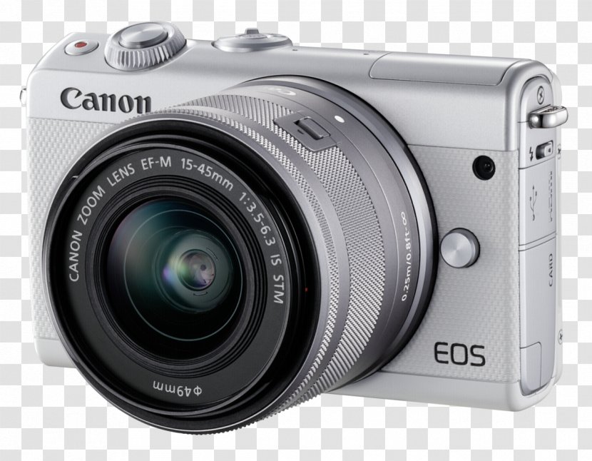 Canon EOS M5 Mirrorless Interchangeable-lens Camera - Interchangeable Lens Transparent PNG