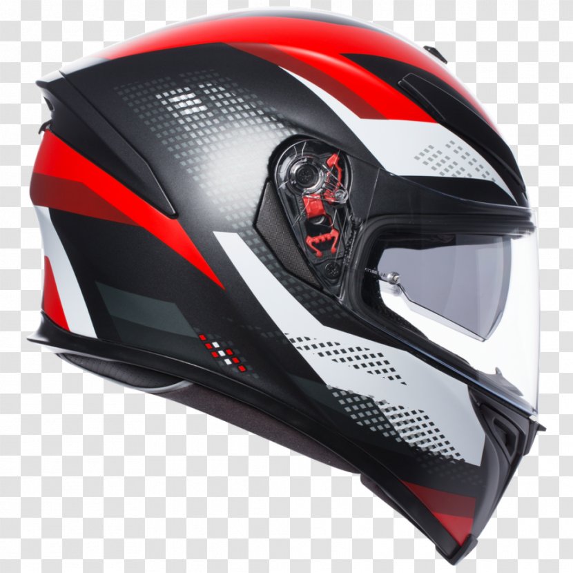 Motorcycle Helmets AGV Glass Fiber - Bicycle Clothing Transparent PNG