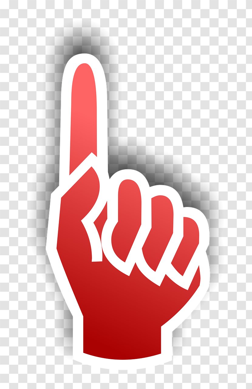 Red - Symbol - Finger Transparent PNG