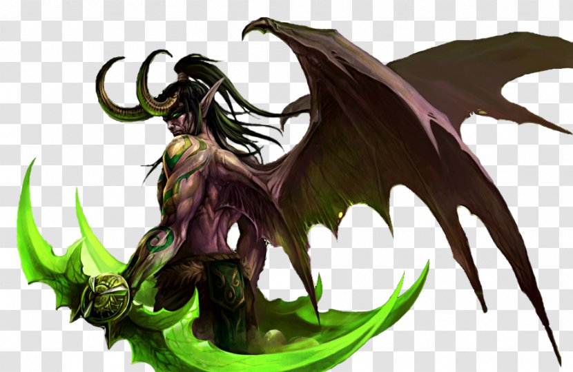 World Of Warcraft: Legion Cataclysm Illidan: Warcraft Illidan Stormrage III: Reign Chaos - Silhouette Transparent PNG