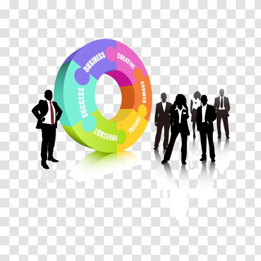 Businessperson Company Concept - Collaboration - Vector People Circle Transparent PNG