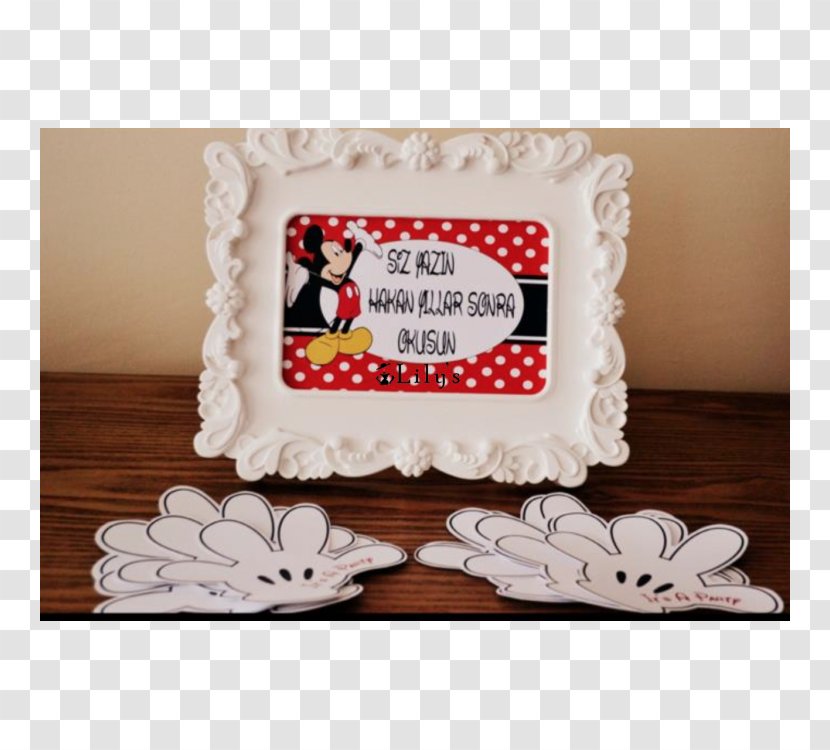 Mickey Mouse Birthday Party Picture Frames Transparent PNG