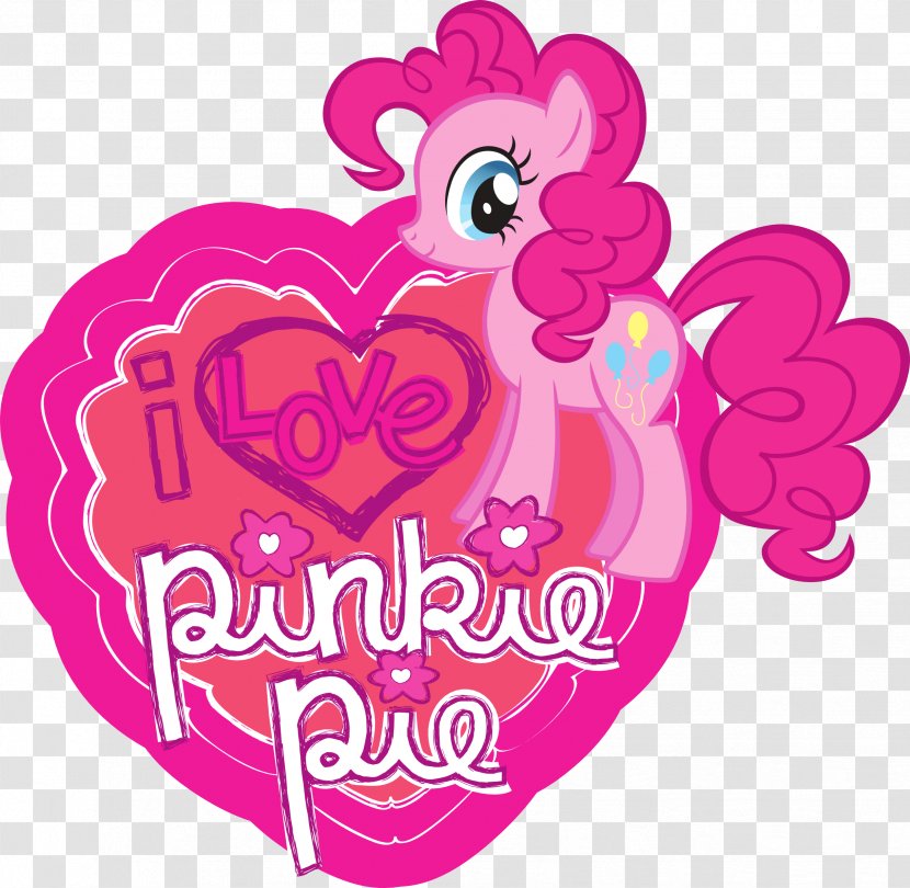 Pinkie Pie Rainbow Dash Applejack Apple Heart - Flower Transparent PNG
