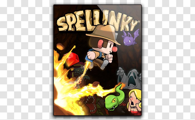 Spelunky Xbox 360 One Video Games - Recreation - Telegram Icon Transparent PNG