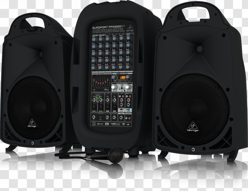 Microphone Public Address Systems Behringer Audio Loudspeaker - Frame - Yamaha Transparent PNG