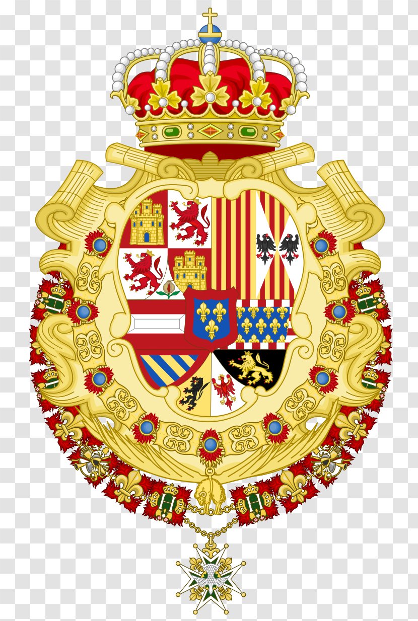 Coat Of Arms Spain The Prince Asturias Order Golden Fleece - Crest - Osmanlı Transparent PNG