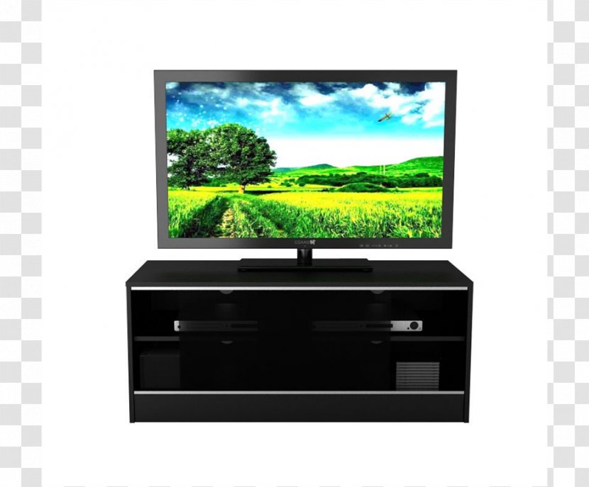Sliding Glass Door LCD Television - Wood Transparent PNG