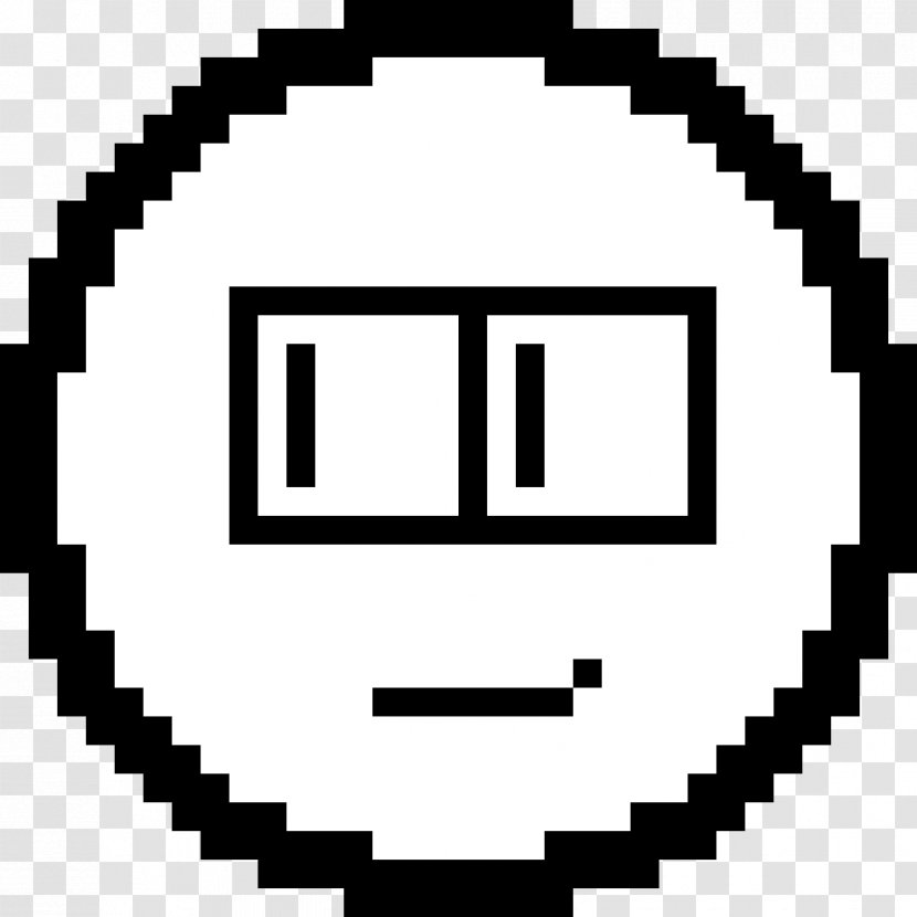 Minecraft Clock Pixel Art - Smile - Player Transparent PNG