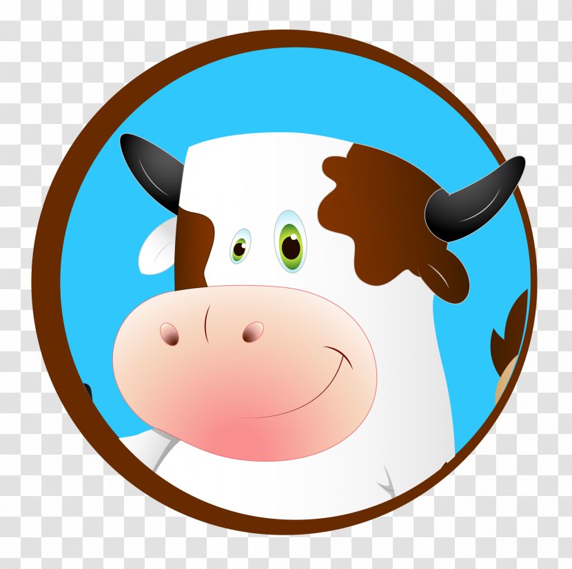 Cattle Clip Art - Snout - Cute Cow Head Transparent PNG