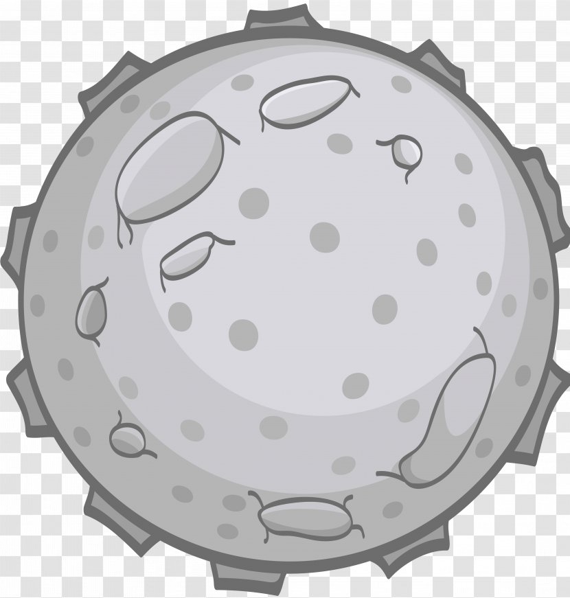 Sticker Animation Moon - Cartoon Transparent PNG