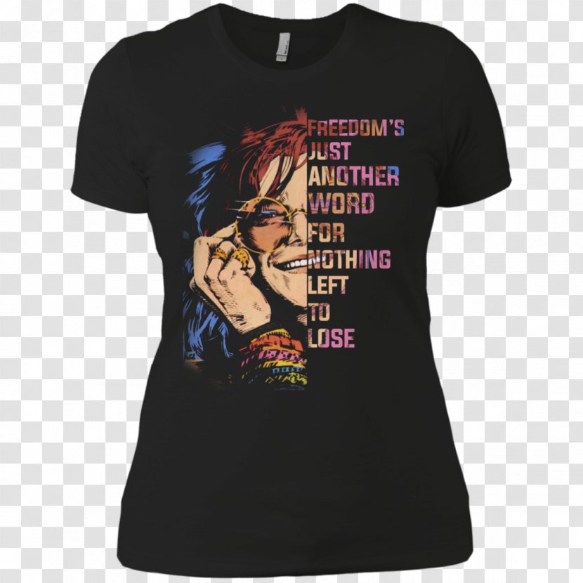 T-shirt Hoodie Sleeve Clothing - Janis Joplin Transparent PNG