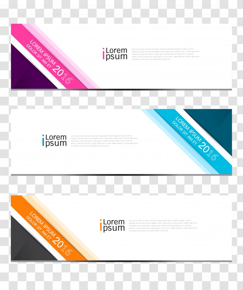 Web Banner Euclidean Vector Icon - Rectangle - BANNERS Transparent PNG
