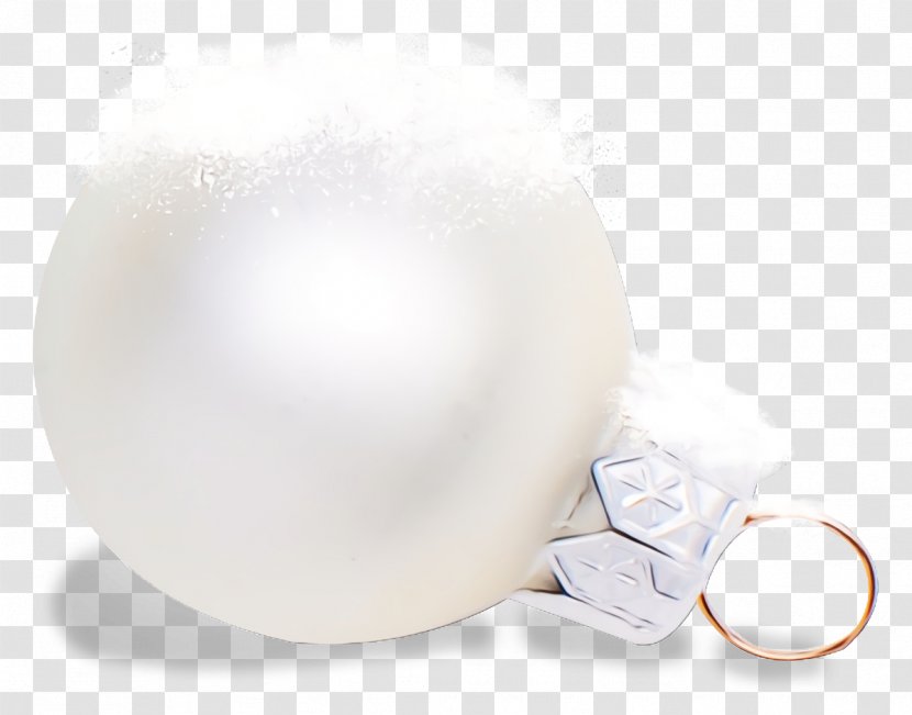 White - Christmas Balls - Wet Ink Transparent PNG