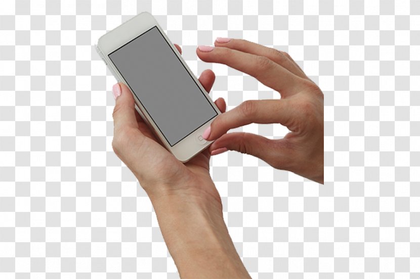 Smartphone Telephone Hand - Search Engine - Holding A Cell Phone Transparent PNG