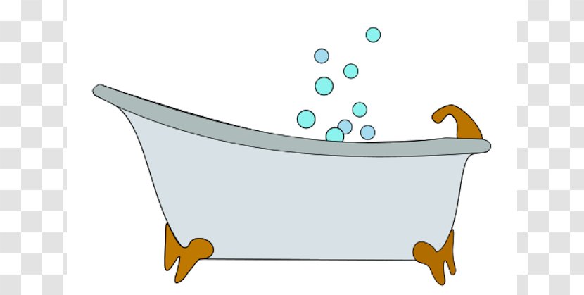 Hot Tub Baths Bathroom Bubble Bath Clip Art - Rubber Duck - Cliparts Bathtub Silhouette Transparent PNG