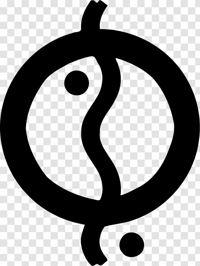 Symbol Black-and-white Line Art Circle Logo - Number Transparent PNG