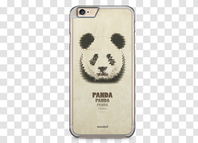 Giant Panda Mosaic Art Printing - Iphone Back Transparent PNG