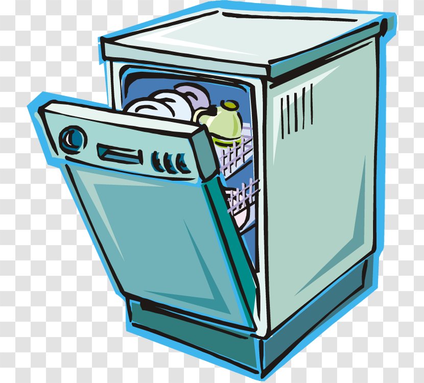 Dishwasher Tableware Clip Art - Washing Machine - Dirty World Cliparts Transparent PNG