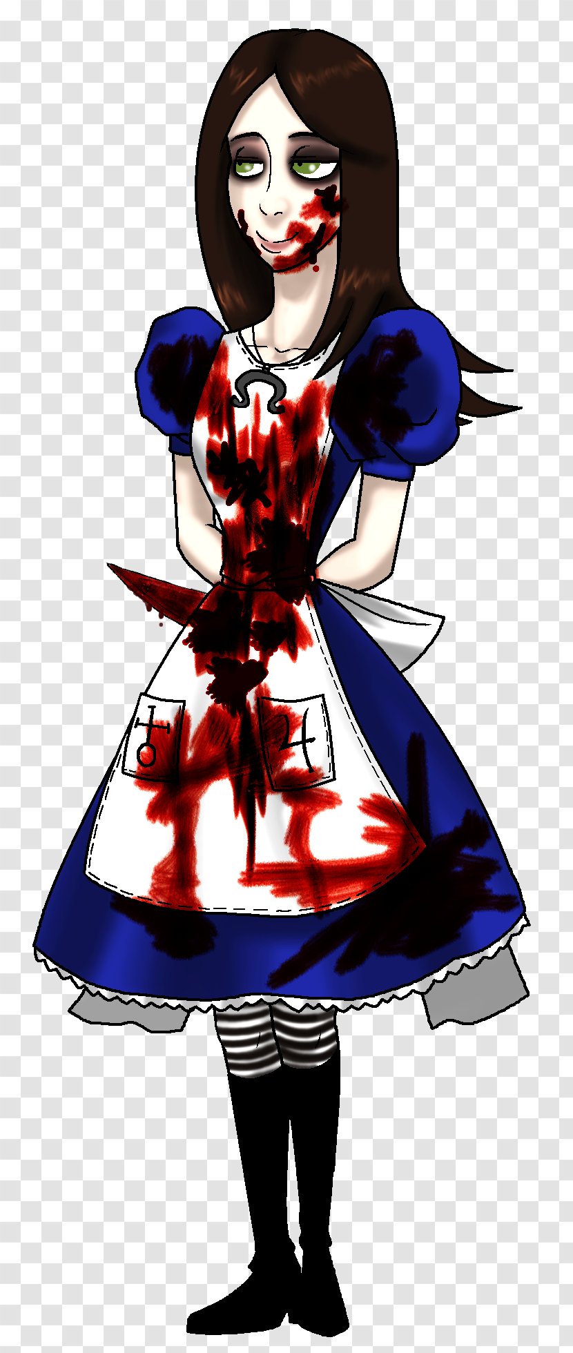 Alice: Madness Returns Queen Of Hearts Alice's Adventures In Wonderland Jeff The Killer Creepypasta - Human - Alice Transparent PNG