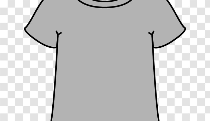 T-shirt Dress Shirt Clip Art Collar - Black - Puff Flag Transparent PNG