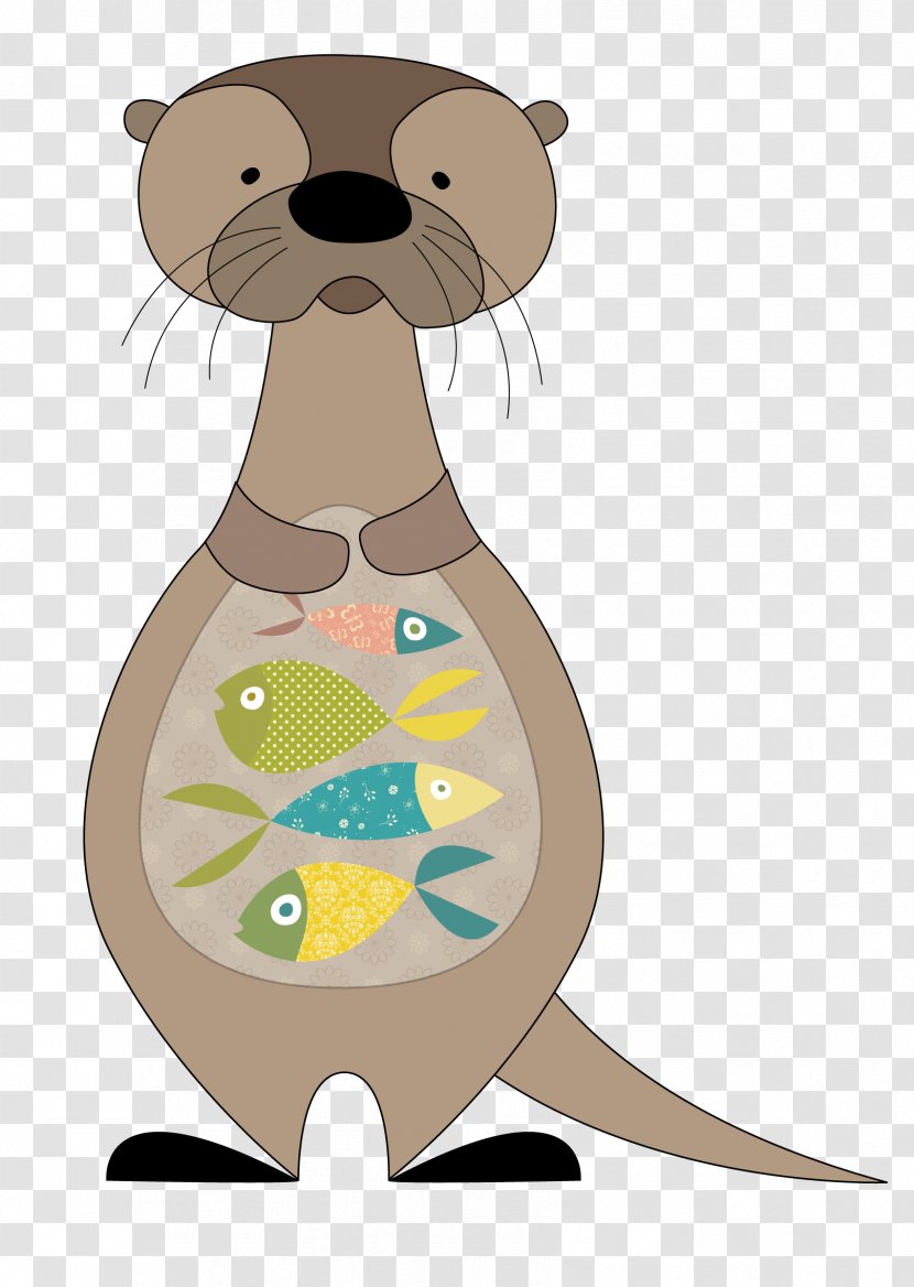 Sea Otter Whiskers Clip Art Transparent PNG