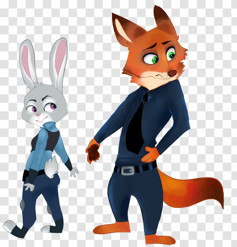 Lt. Judy Hopps Nick Wilde Rabbit YouTube - Art Transparent PNG