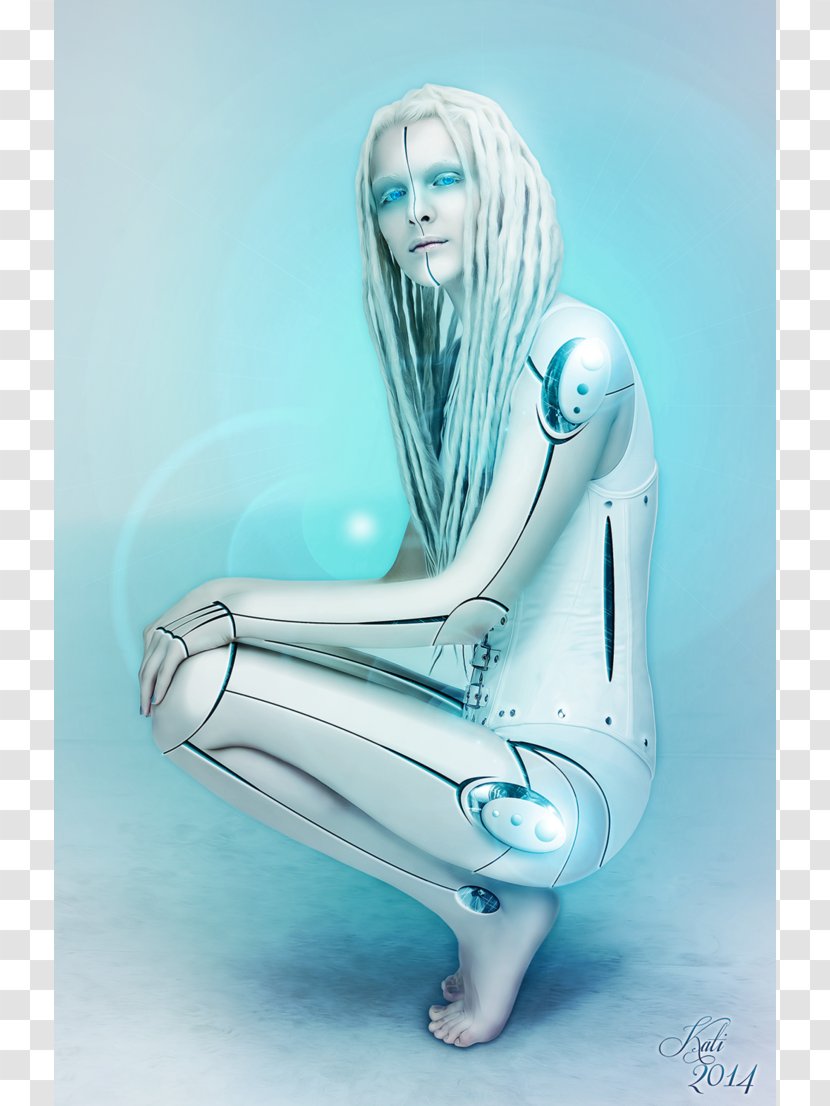 Cyborg She Eclipse Phase Robot Cyberpunk - Flower Transparent PNG