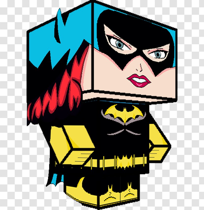 Batgirl Barbara Gordon Superhero Silver Age Of Comic Books Paper Model - Frame Transparent PNG