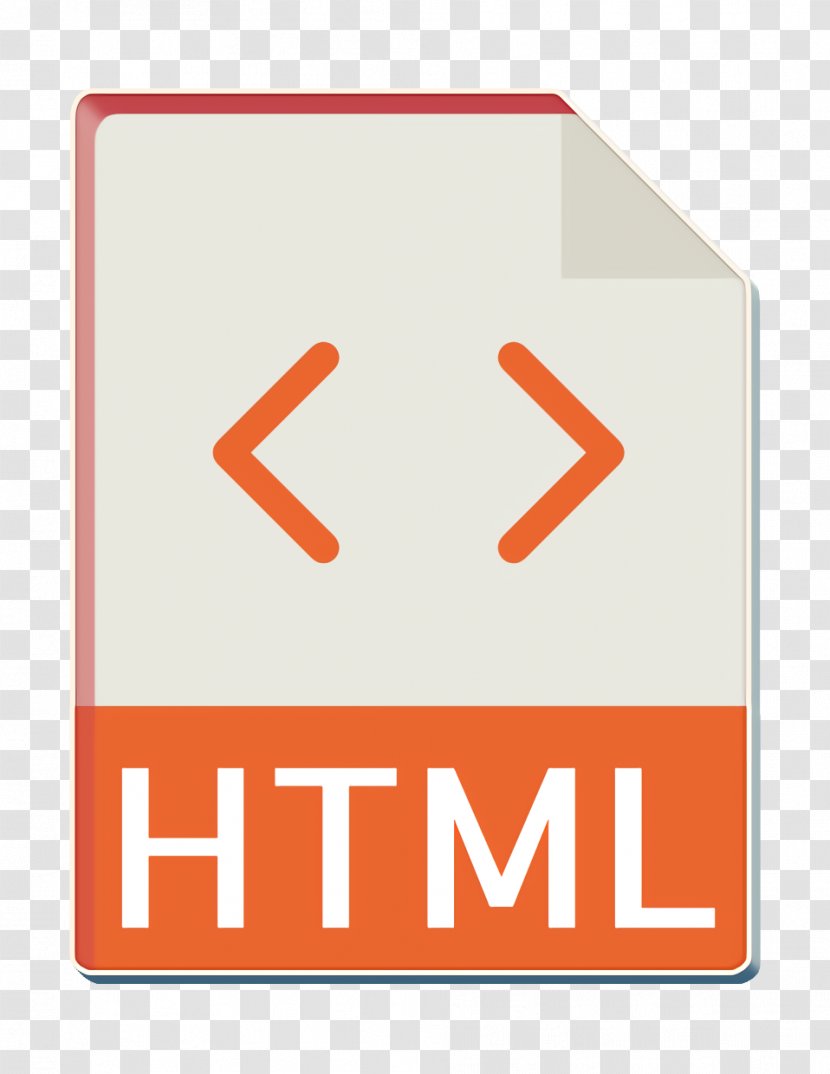 Html Icon File Types - Rectangle Signage Transparent PNG